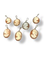 Anhänger Mandile 1922 Dame Cammei  in Silber Conchiglia 2MCICM161 - 2MCICM161